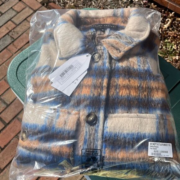 English Factory Plaid Shacket NWT - Picture 10 of 12